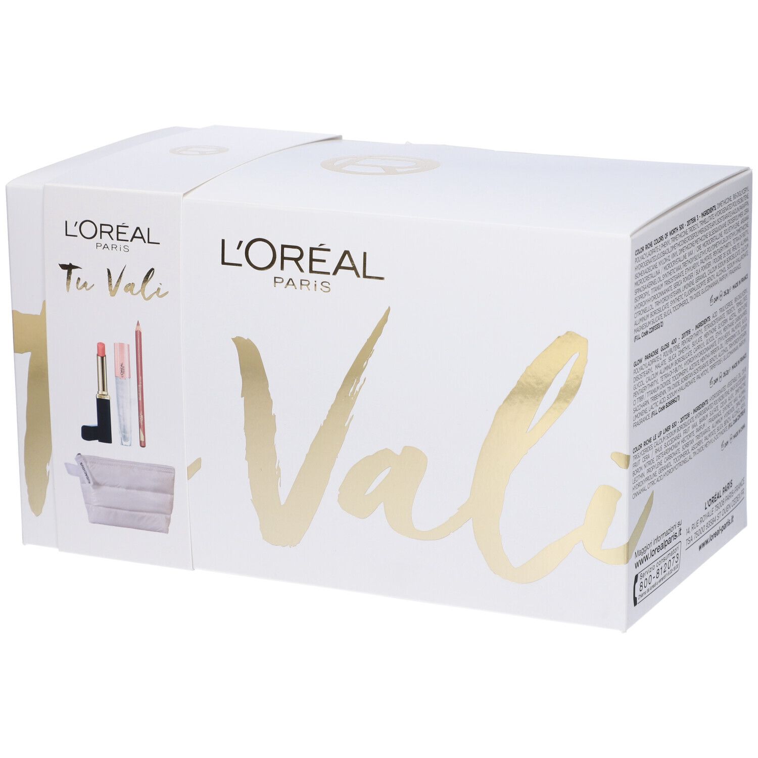 L´Oréal Set Rossetto Colors of Worth Colore 500 Le Beige Freedom + Glo