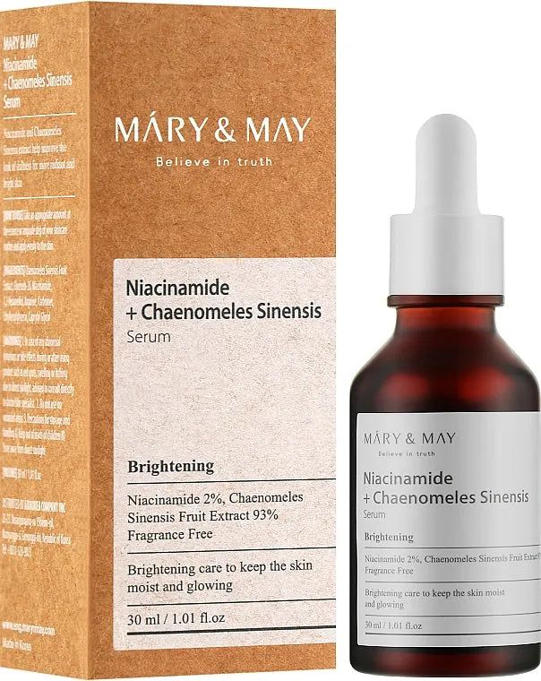 MARY & MAY Niacinamide + Chaenomeles Sinensis Siero 30 ml