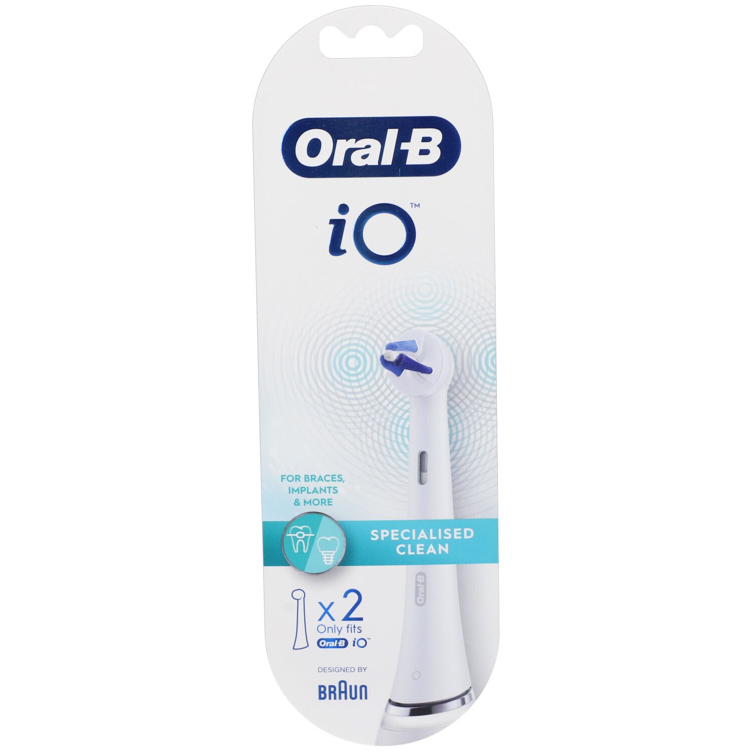 Oralb Power Refill Io Specialised Clean 2 pz Spazzolino da denti