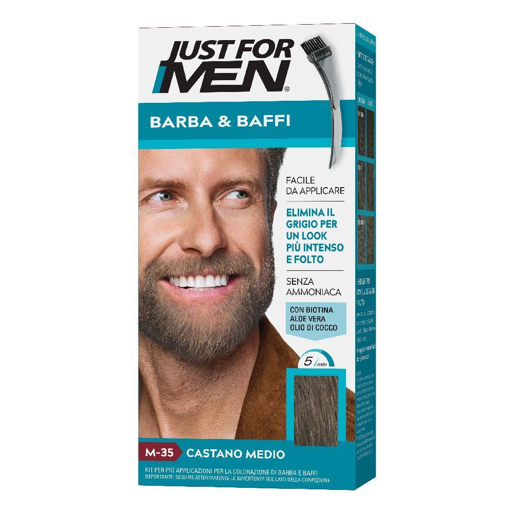 Just For Men Barba & Baffi M35 Castano Medio 51 G g