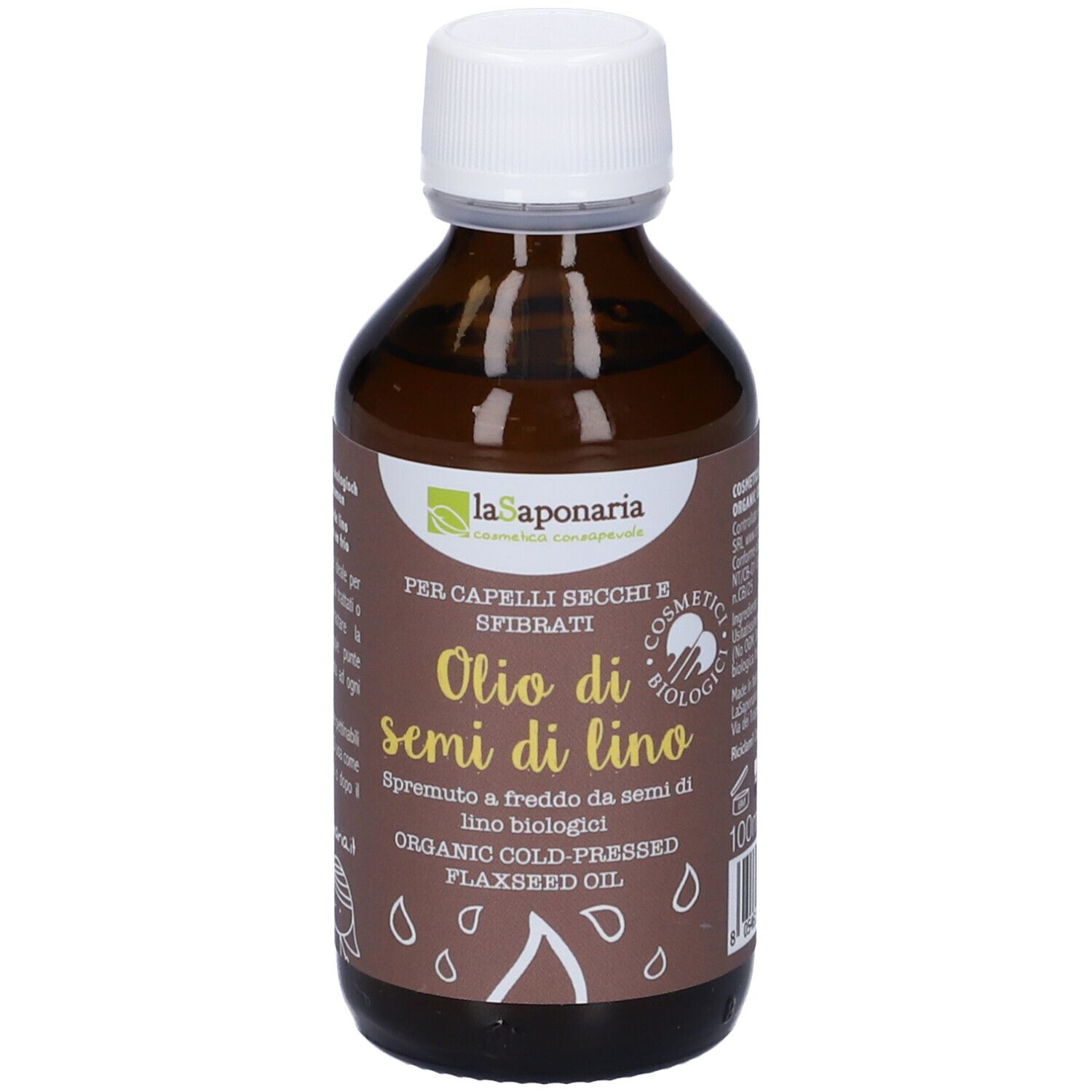La Saponaria Olio di Semi Lino BIO 100 ml