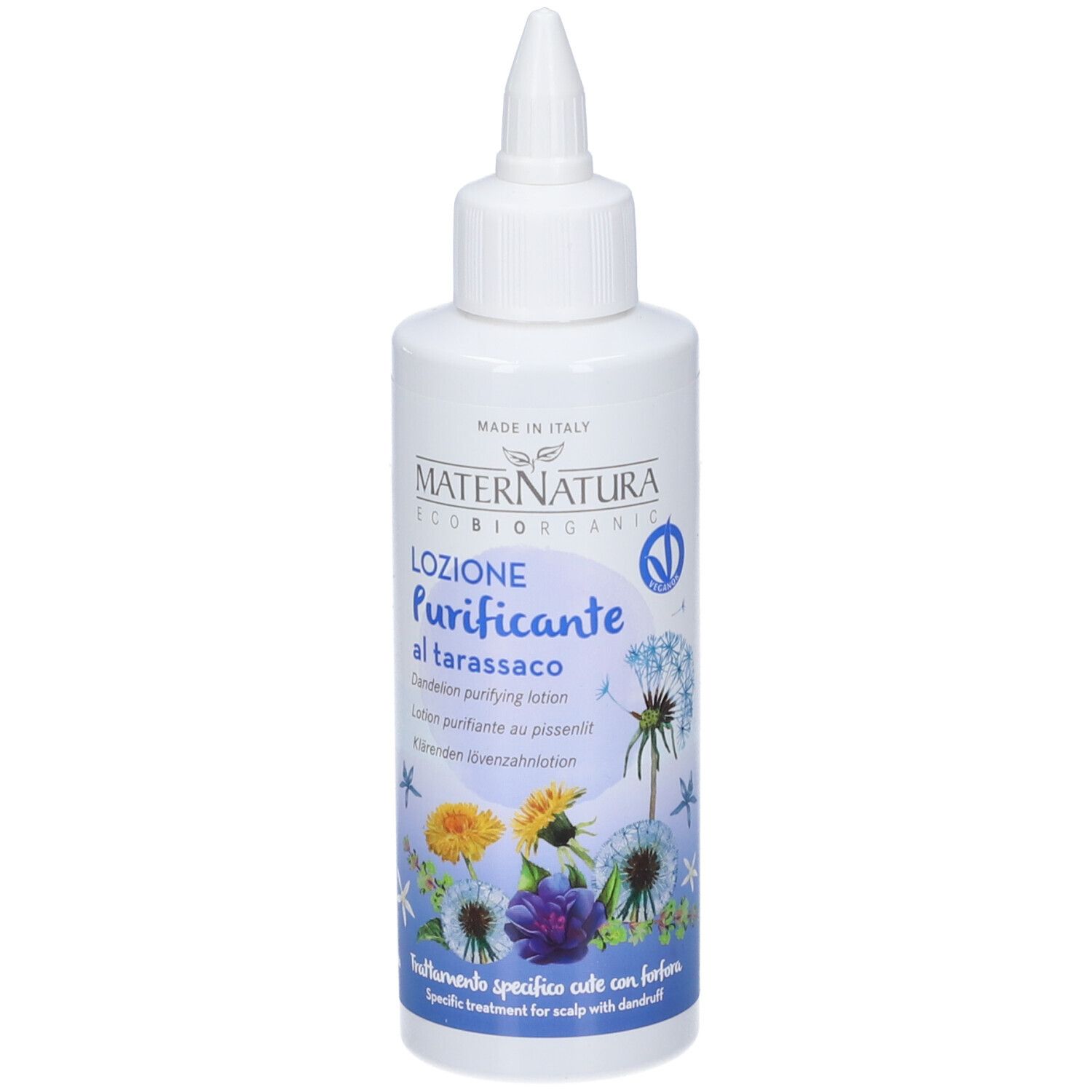MaterNatura Lozione Purificante al Tarassaco 150 ml per capelli