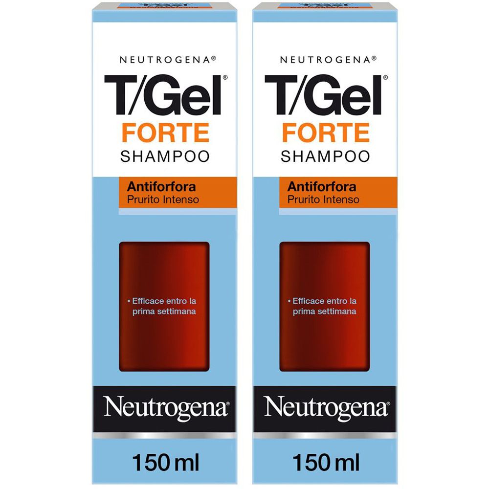 Neutrogena T/Gel Shampoo Anti Forfora Forte 150 ml Set da 2 2x150