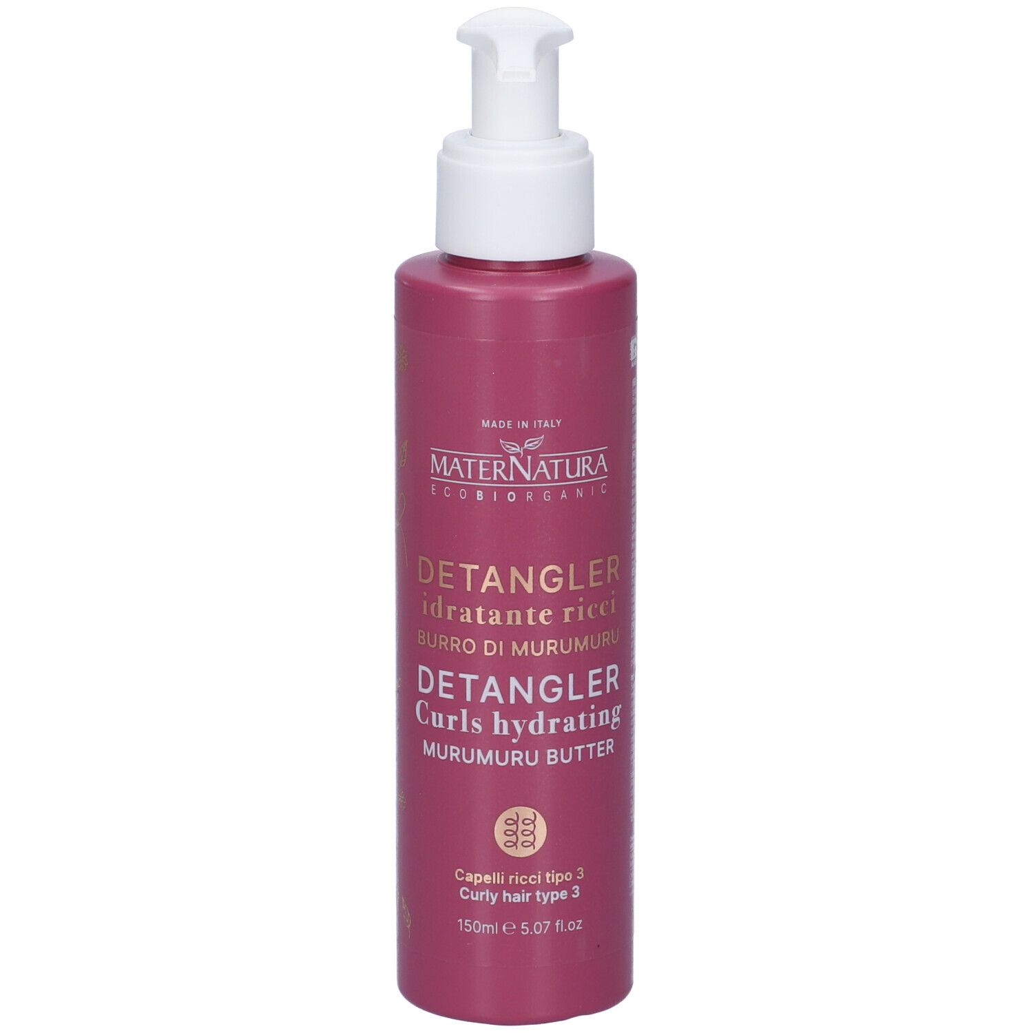 MaterNatura Detangler Idratante Capelli Ricci al Burro di Murumuru 200