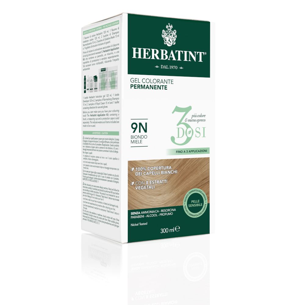 HERBATINT® 3 Dosi 9N Biondo Miele 300 ml Lozione