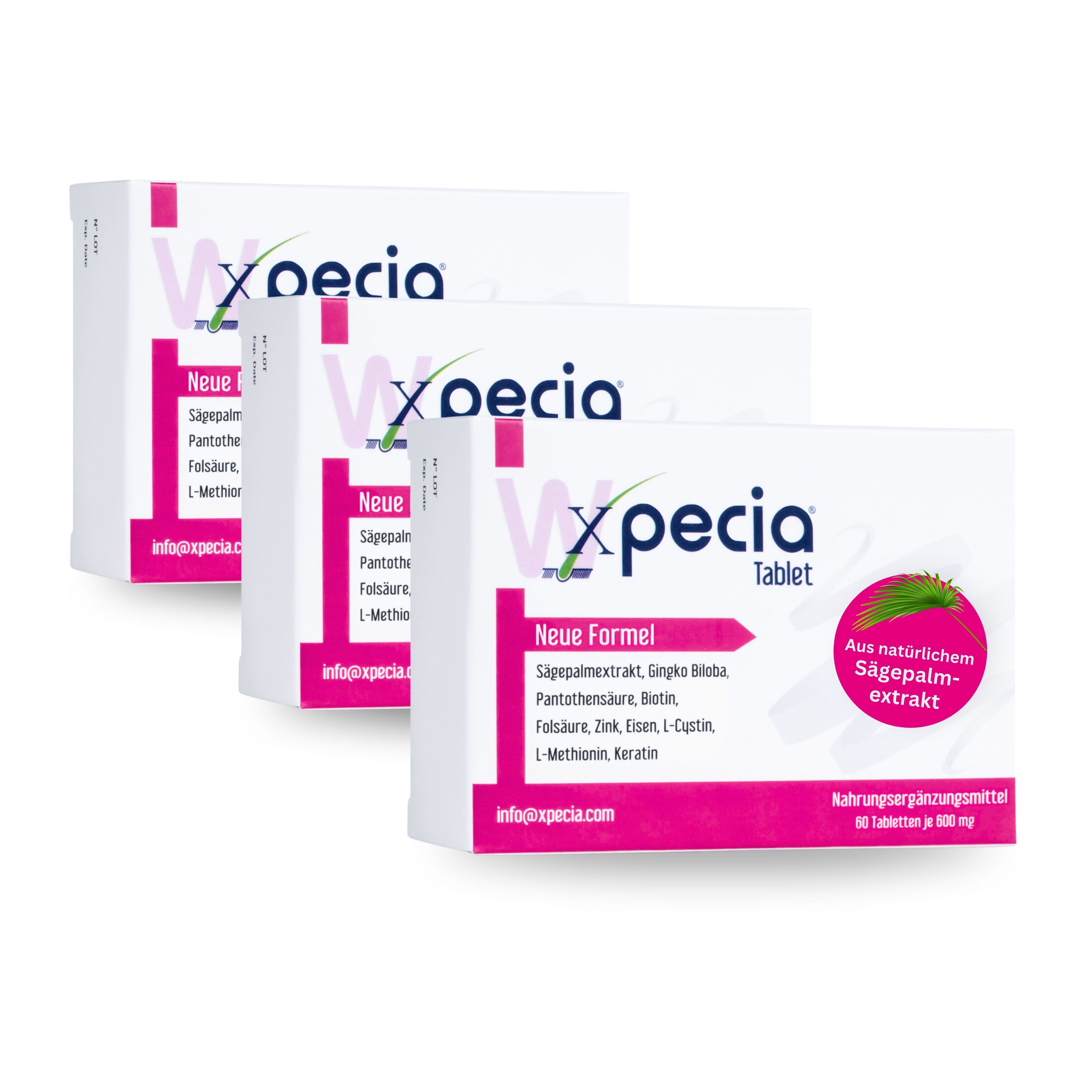 Xpecia contro la caduta dei capelli nelle donne Bloccante del DHT 3x60