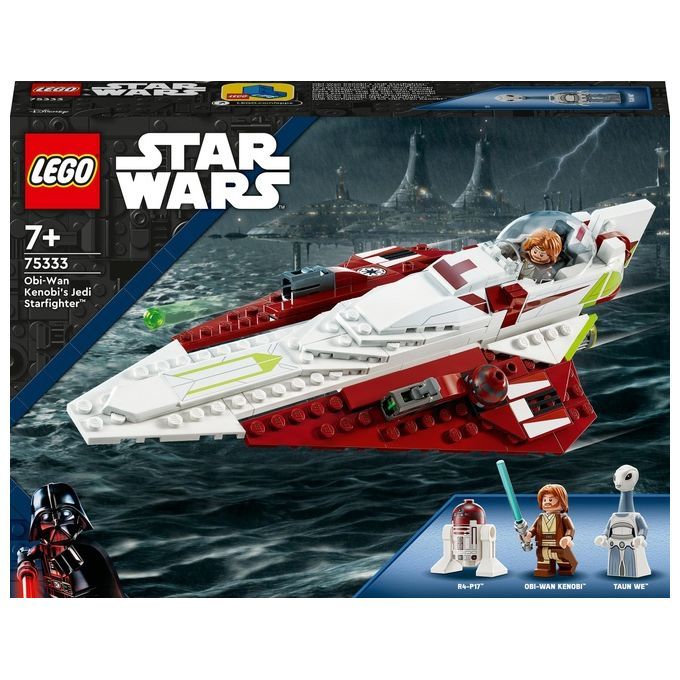 LEGO Star Wars 75333 Jedi Starfighter di Obi-Wan Kenobi, Set l'Attacco