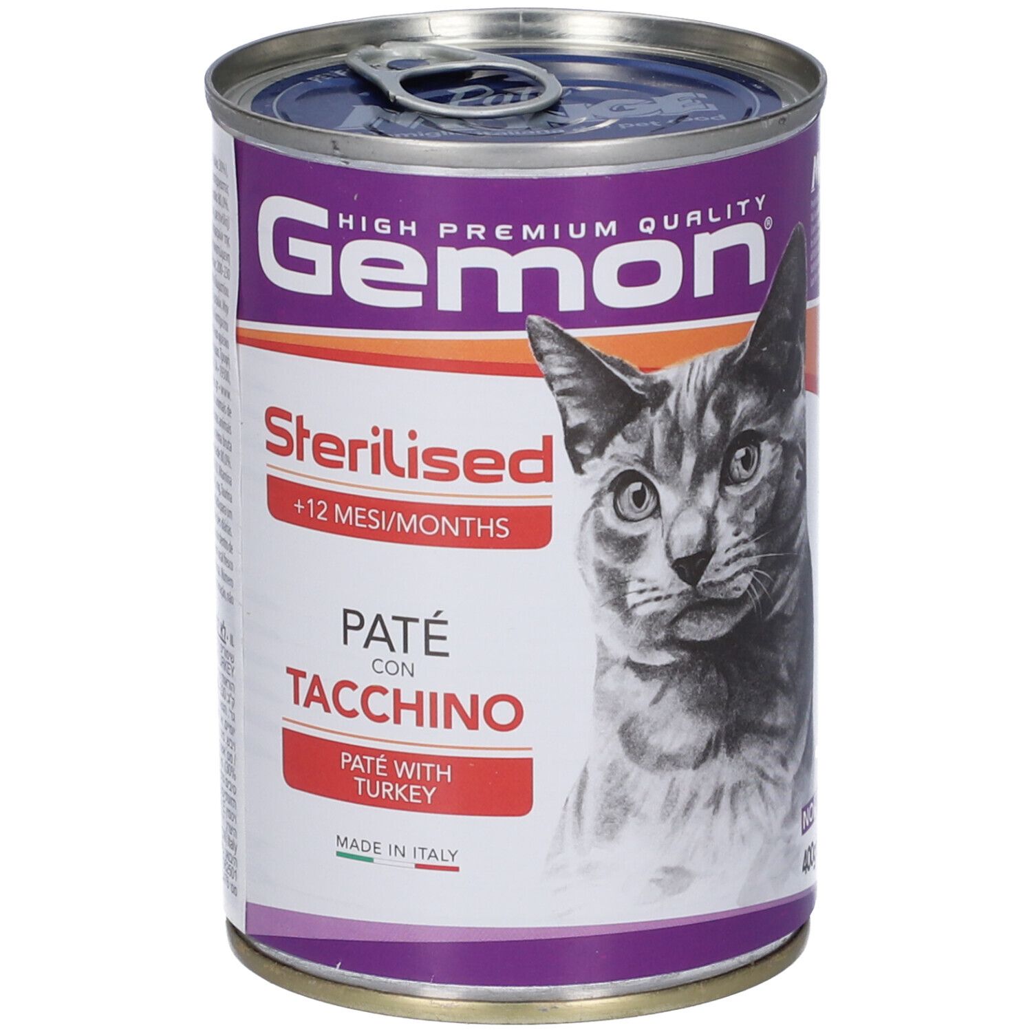 Gemon Pate' Sterilized Tacchino 400 g Mangime
