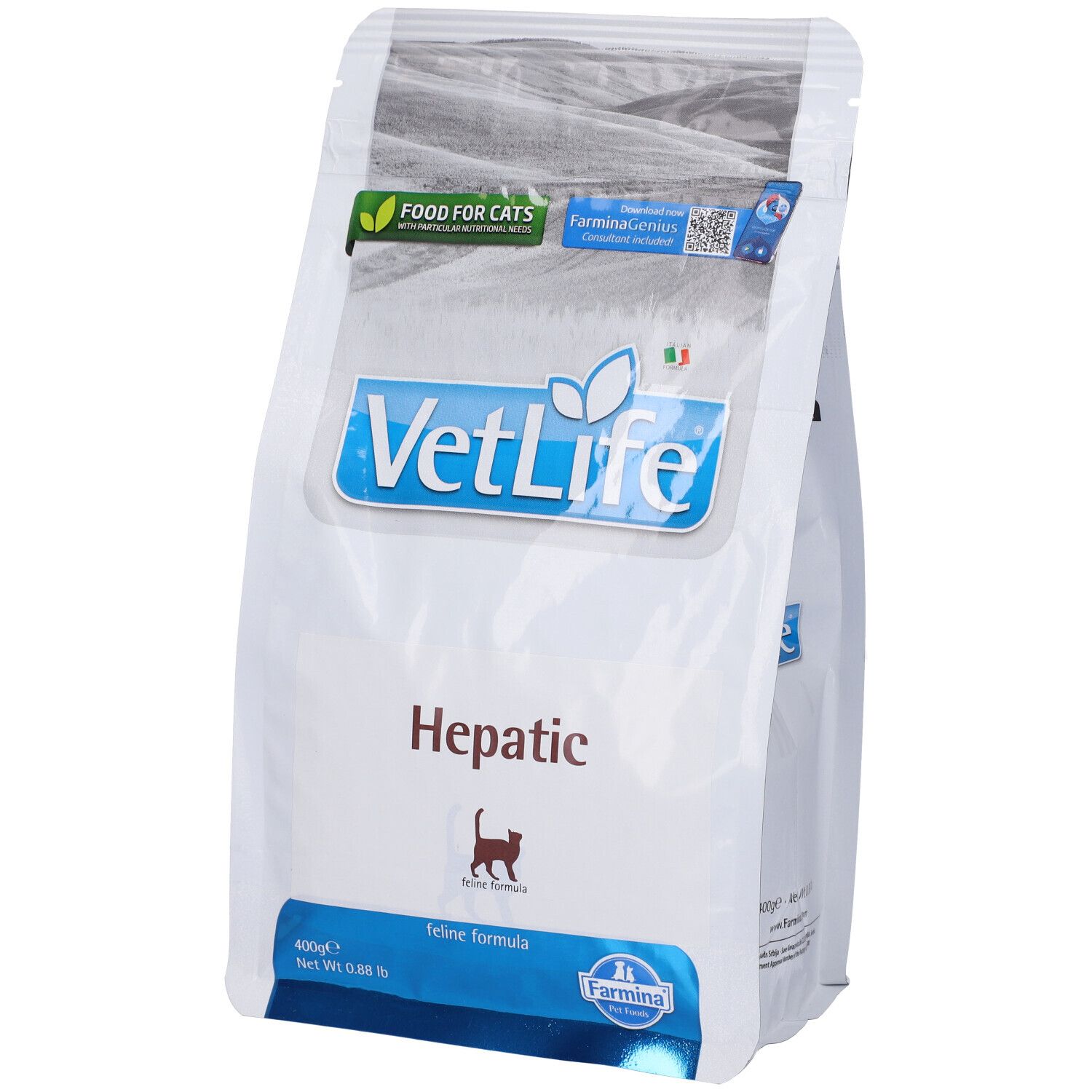 Farmina VetLife Feline Hepatic per Gatti 400 g Mangime
