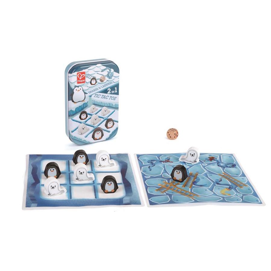 Hape 2-in-1 Tic Tac Toe/ Serpenti & Scale 1 St