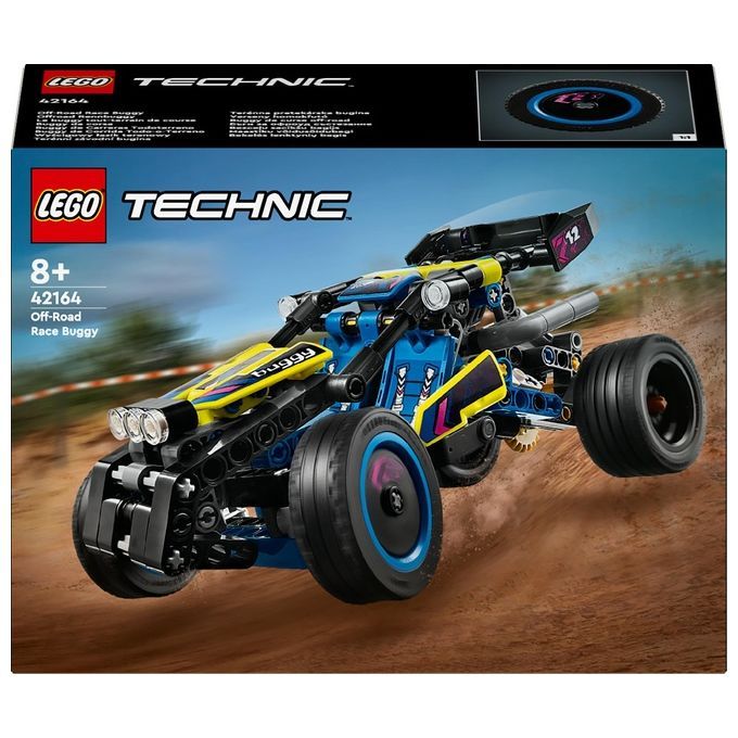 LEGO Technic 42164 Buggy da Corsa, Macchina Giocattolo per Bambini 8 A
