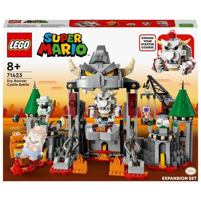 LEGO Super Mario 71423 Pack di Espansione Battaglia al Castello Skelob
