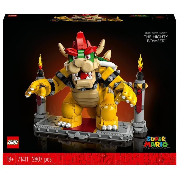 LEGO Super Mario 71411 Il Potente Bowser, Kit di Costruzioni per Adult