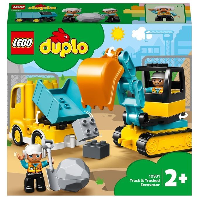 LEGO Duplo Camion e Scavatrice Cingolata 1 St
