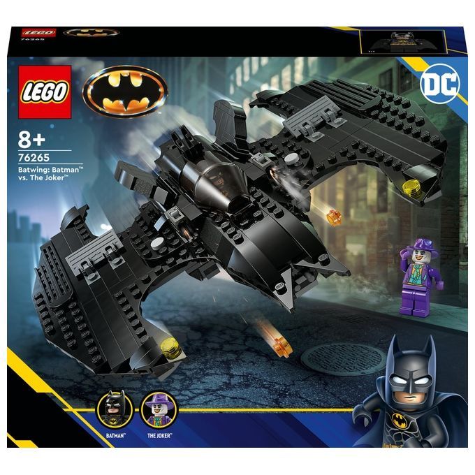 LEGO DC 76265 Bat-Aereo: Batman vs. The Joker, Aeroplano Giocattolo da