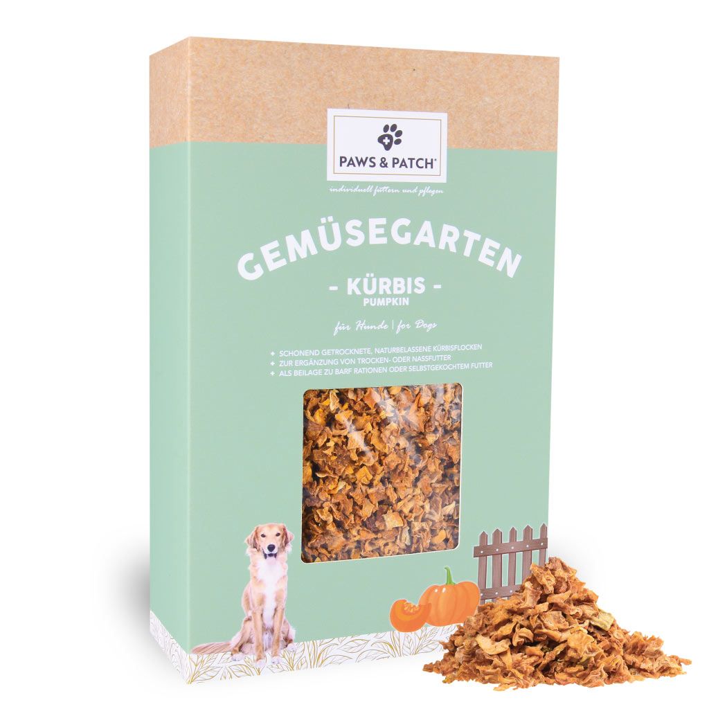 PAWS&PATCH fiocchi di zucca per cani 350 g