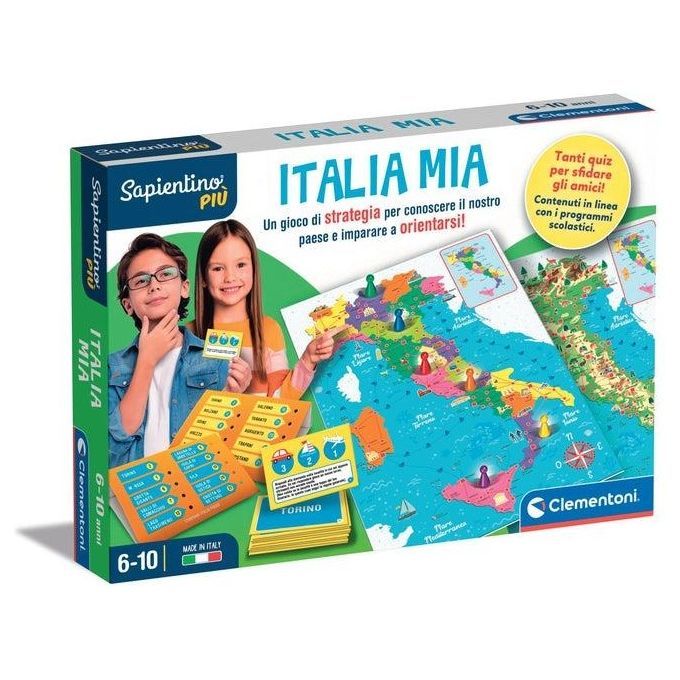 Clementoni Sapientino Più 16417 gioco da tavolo My Italy Educativo 1 S
