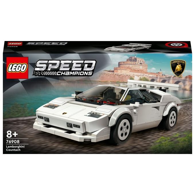 LEGO Speed Champions 76908 Lamborghini Countach, Giochi per Bambini di