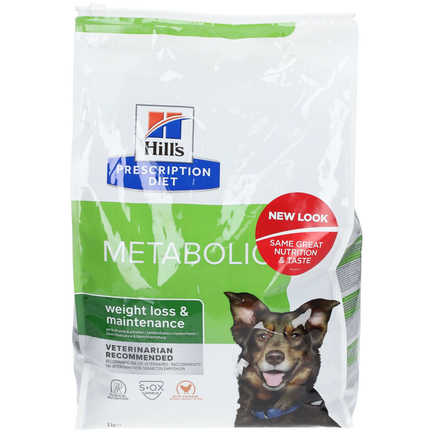 Hill's PRESCRIPTION DIET Metabolic Alimento per Cani con Pollo 4 kg Pe