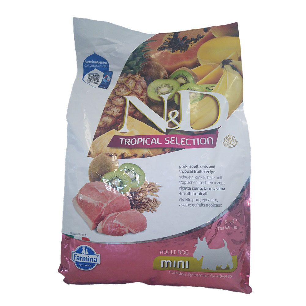 N&D Dog Tropical Selection Pork Adult Mini 5000 g Mangime