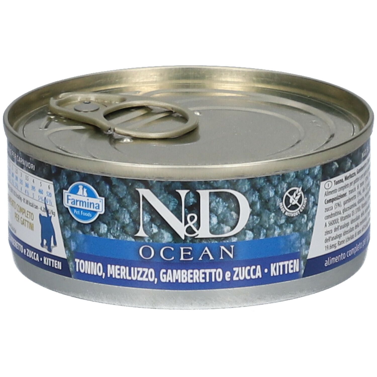 Farmina® N&D Ocean Tuna, Cod, Shrimp & Pumpkin 80 g Mangime