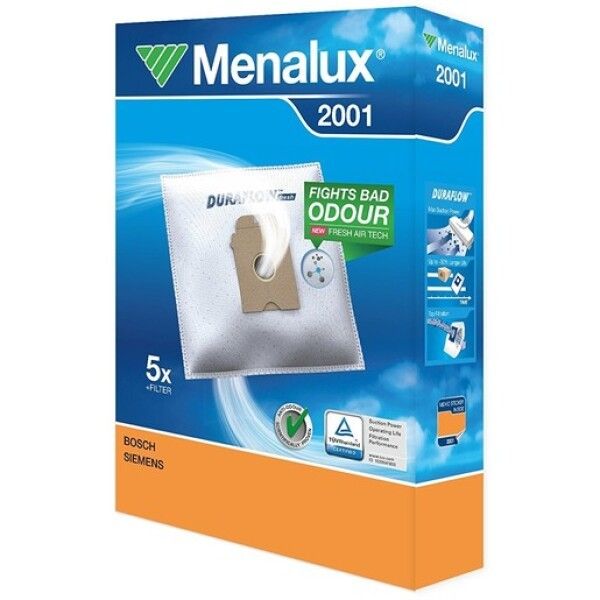 Menalux STAUBBEUTEL 5STK+1MICROFILTER (2001 F.BOSCH/SIEMENS) 5 St