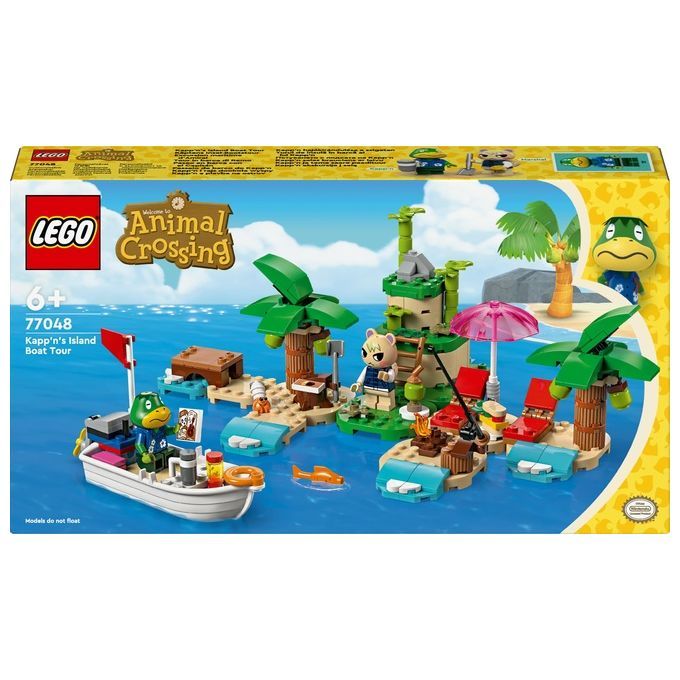 LEGO Animal Crossing 77048 Tour in Barca di Remo, Giochi Creativi per