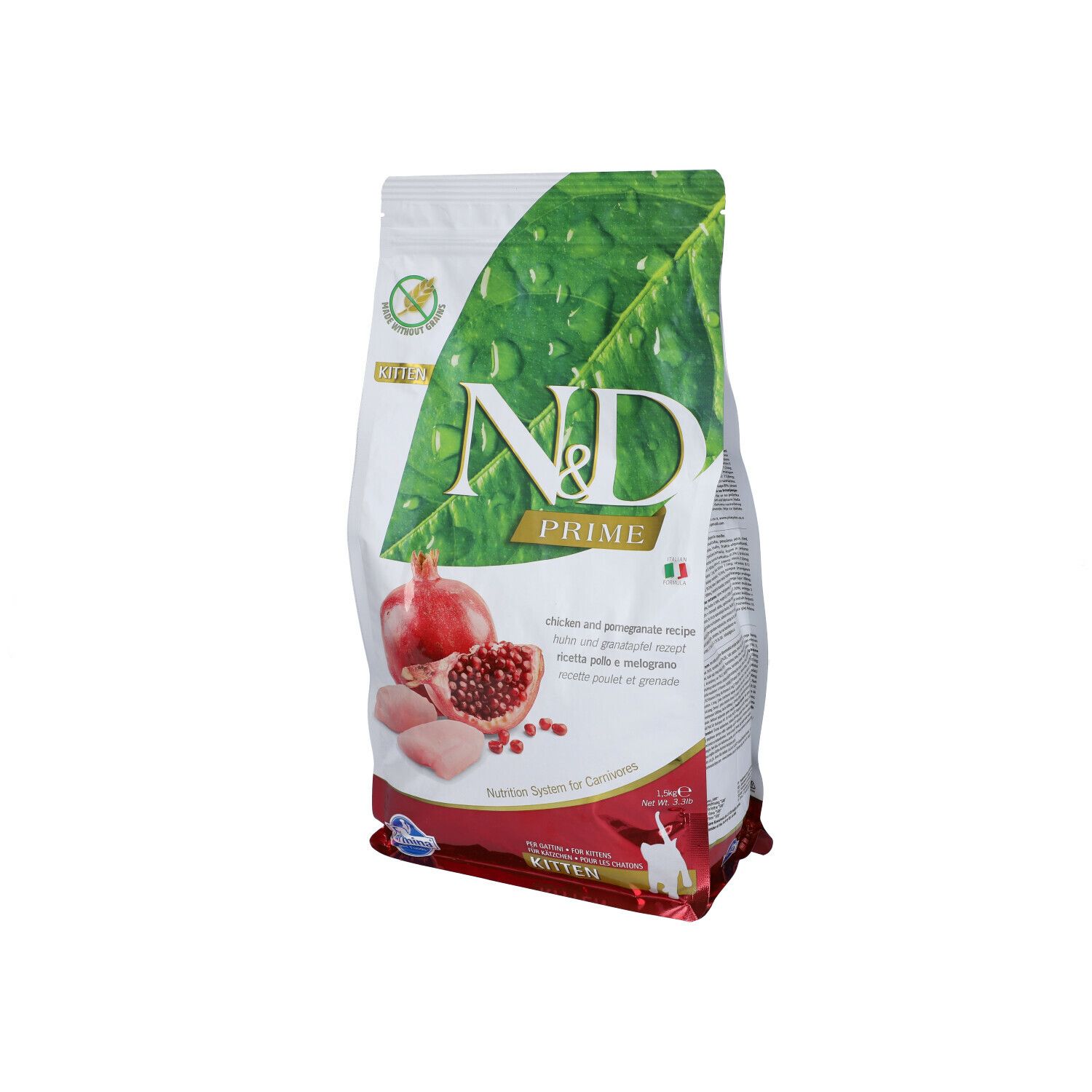 Farmina® N&D Prime Chicken & Pomegranate Kitten 1500 g Pellets