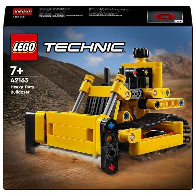 LEGO Technic 42163 Bulldozer da Cantiere, Giochi per Bambini e Bambine