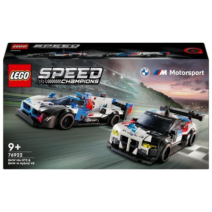 LEGO Speed Champions 76922 Auto da Corsa BMW M4 GT3 e M Hybrid V8, 2 M