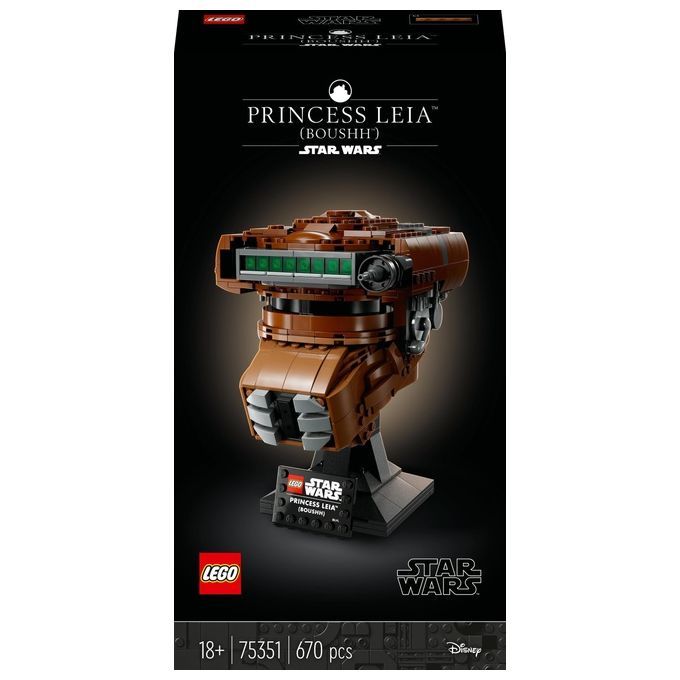LEGO Star Wars 75351 Casco della Principessa Leia (Boushh), Serie Casc