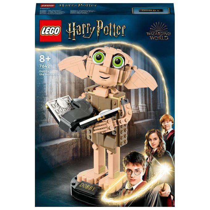 LEGO Harry Potter 76421 Dobby l'Elfo Domestico, Modello Snodabile di P