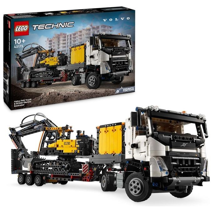 LEGO Autocarro Volvo FMX ed Escavatore elettrico EC230 1 St