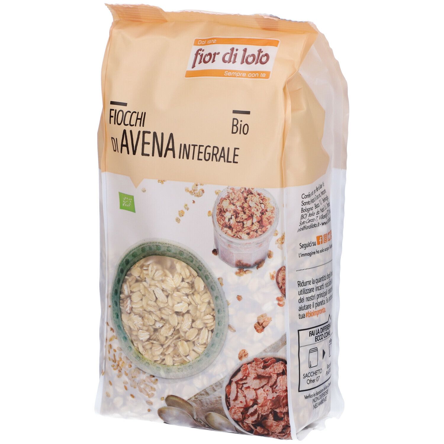 Fior di Loto fiocchi Avena integrale 500 g Altro