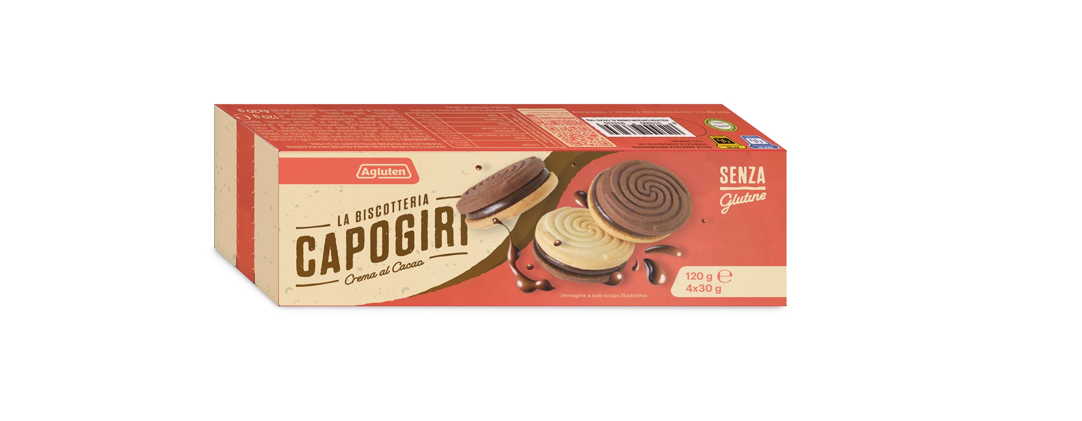 Capogiri crema al cacao 120g - Agluten 120 g
