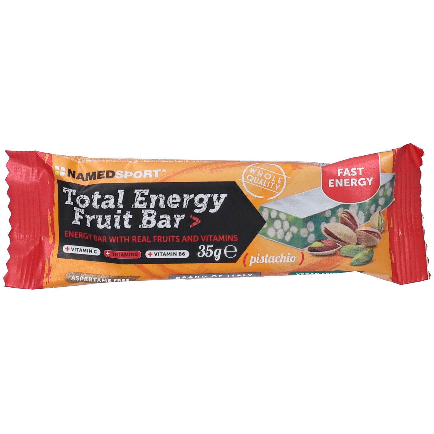 NAMEDSPORT® Total Energy Fruit Bar Pistacchio 35 g Barretta
