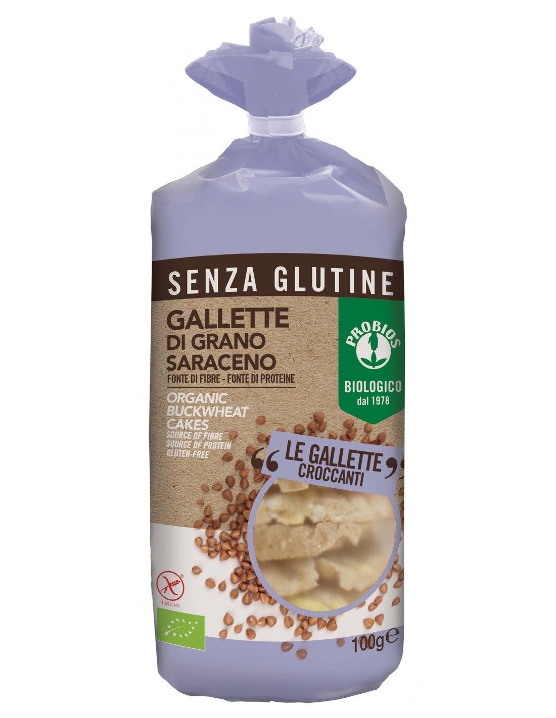 Gallette di Grano Saraceno Senza Glutine - Probios 100 g