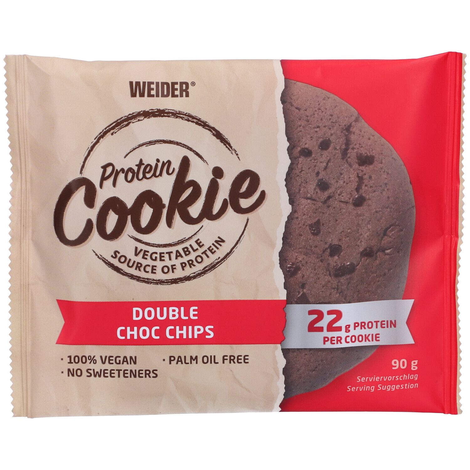 Weider Protein Cookie Doppio Cioccolato 90 g Biscotti