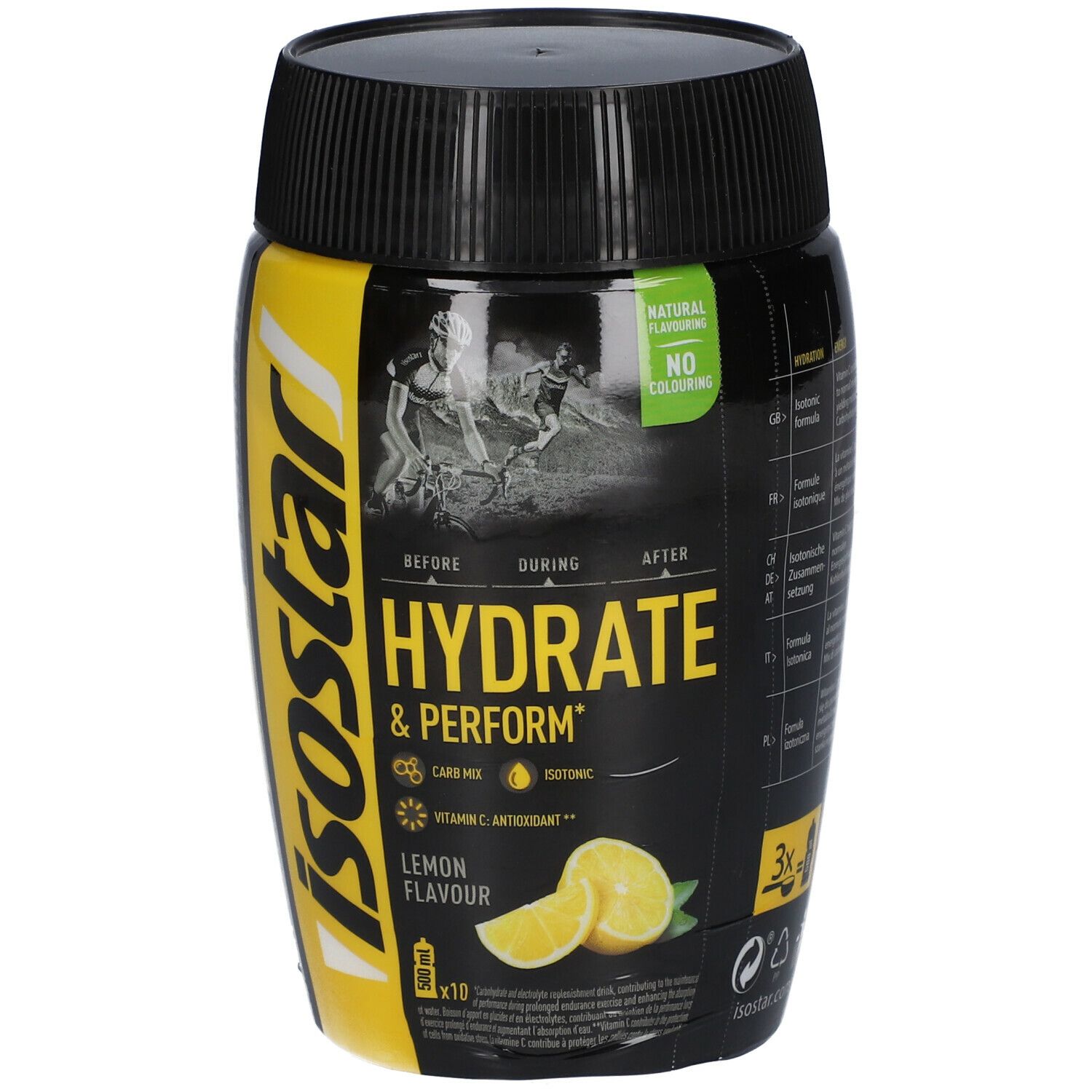 Isostad Hydrate & Perform Polvere Limone 400 g Altro