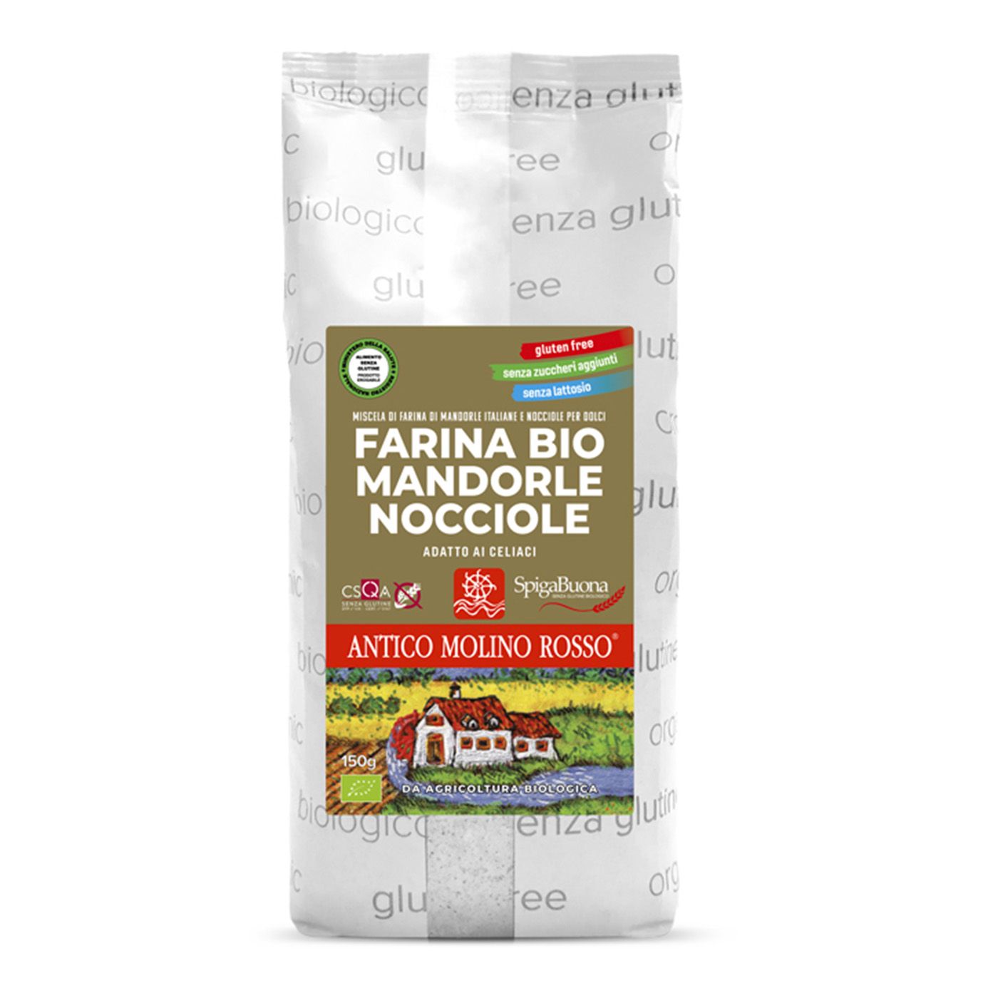 Miscela di Mandorle e Nocciole Senza Glutine BIO - Antico Molino Rosso