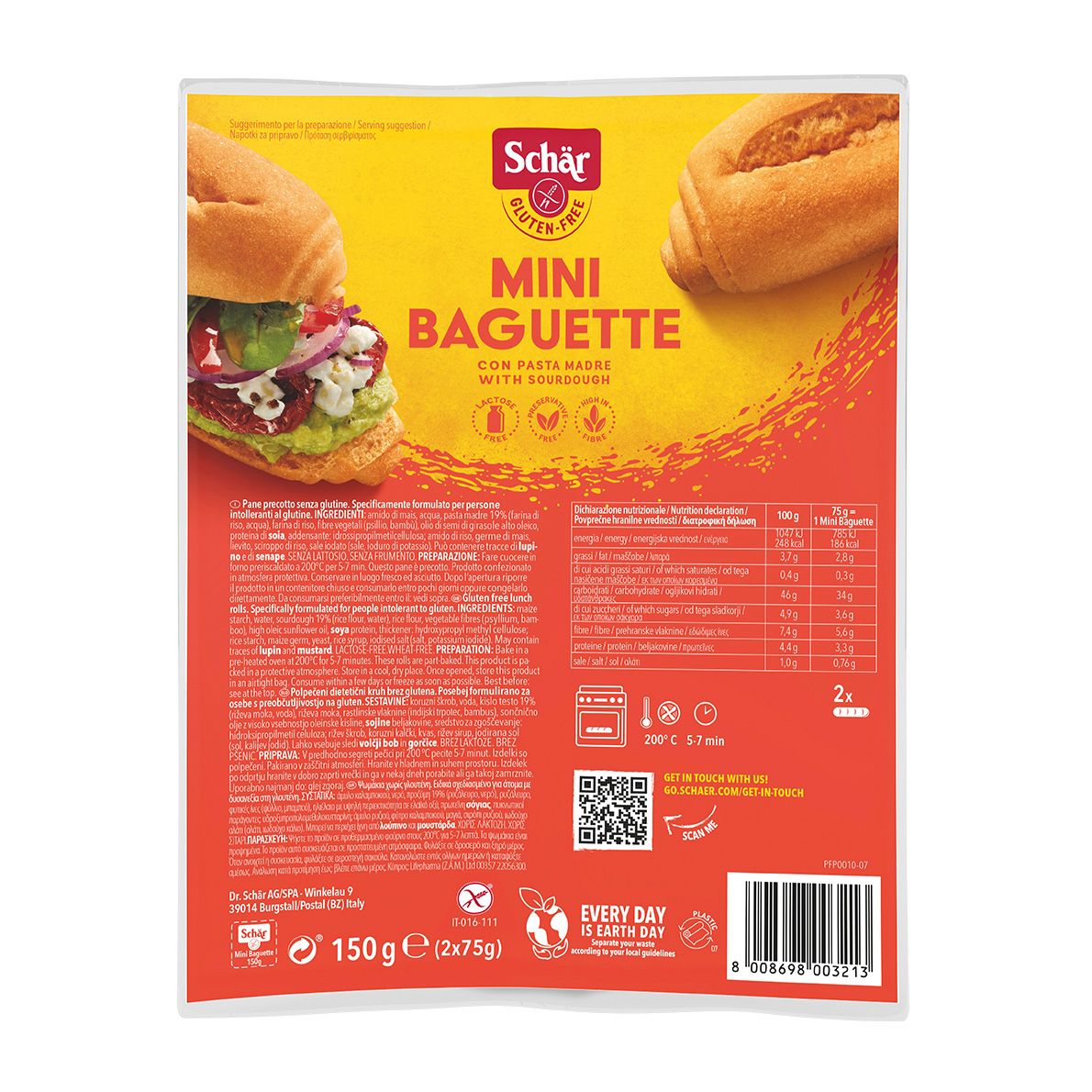 Mini Baguette Senza Glutine - Schär 150 g