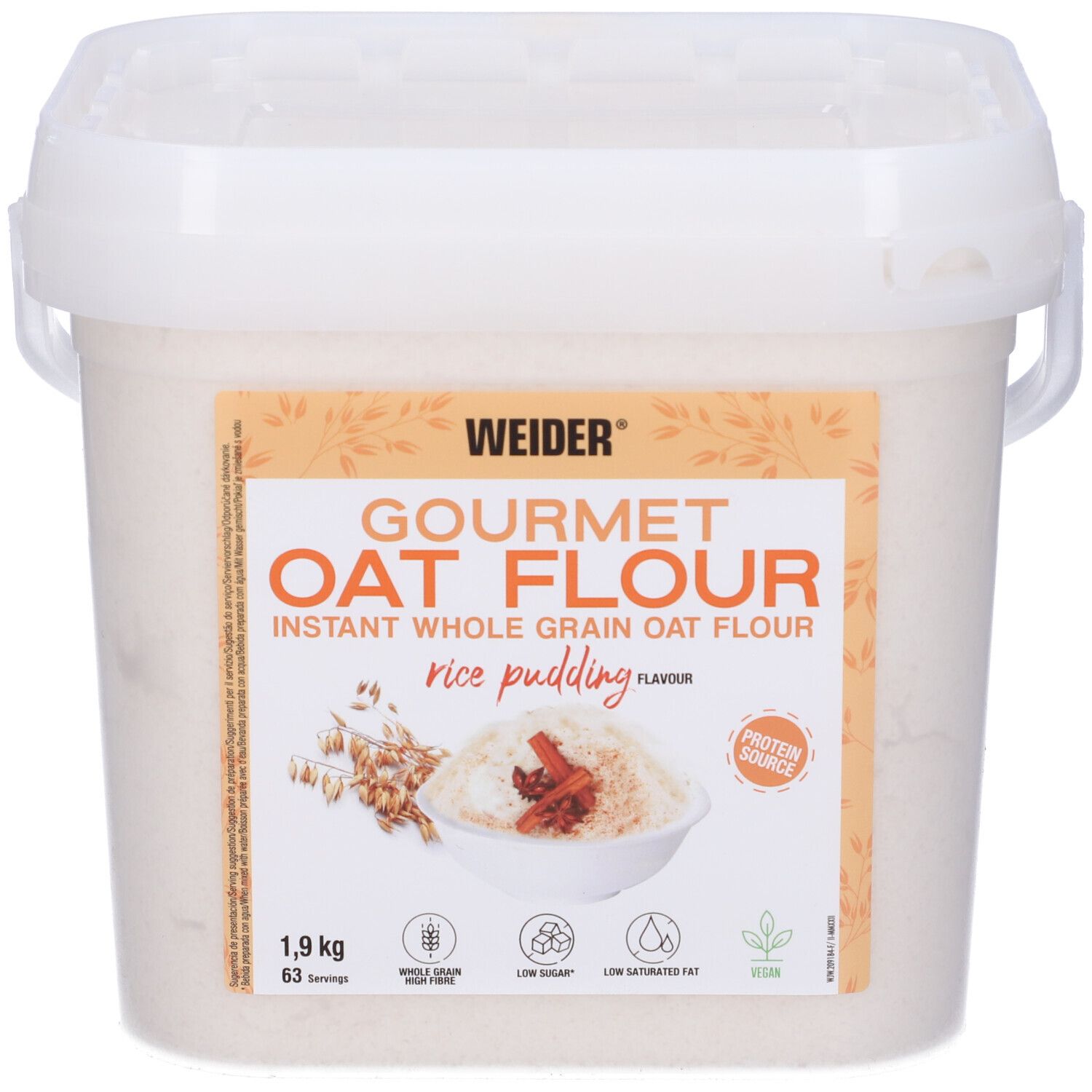 Weider Oat Flour Risolatte-Cannella 1900 g Altro