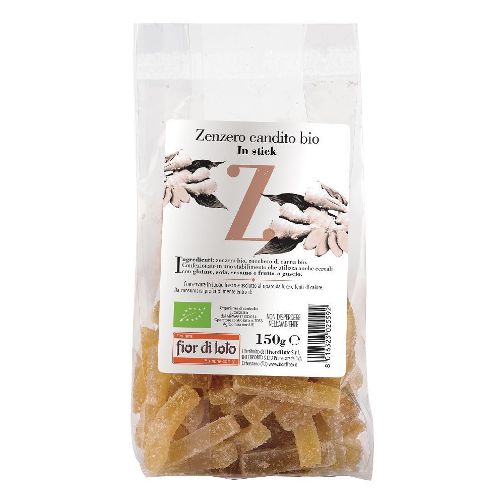 Zenzero Candito Stick Bio 150 G g