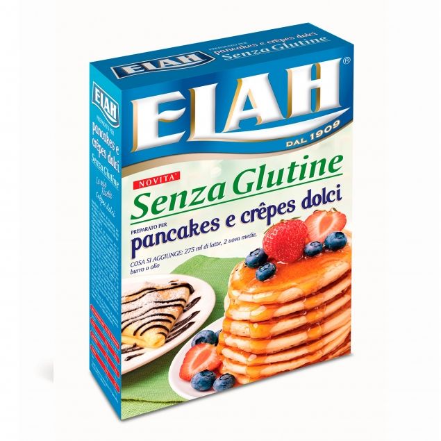 Preparato per Pancakes e Crepes Senza Glutine - Elah 280 g