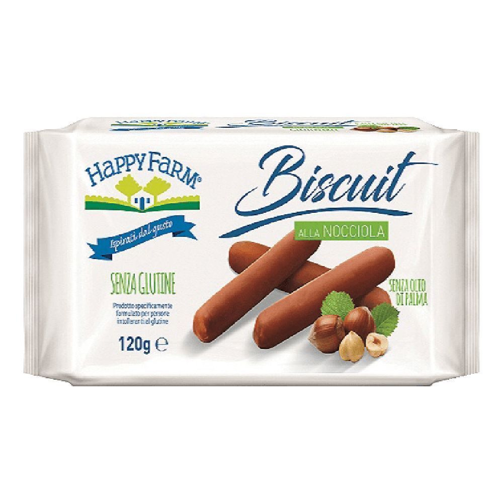 Happy Farm Bisc Nocciola 120 g Altro