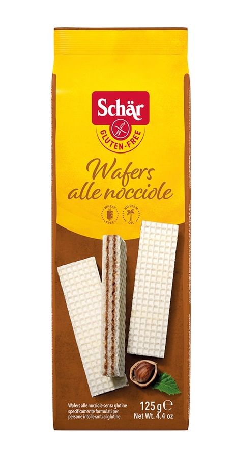 Wafers Senza Glutine alle Nocciole - Schär 125 g