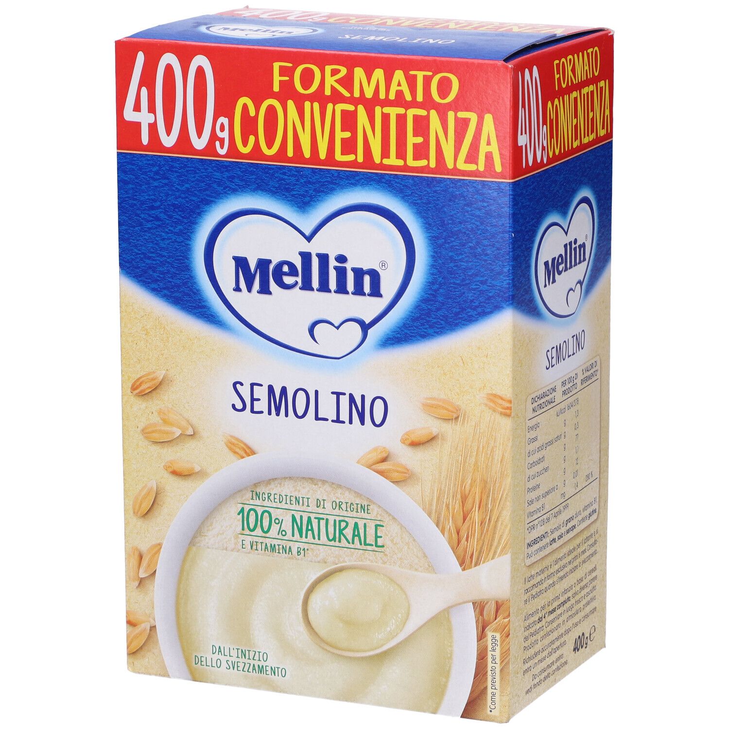 Mellin Crema Semolino 400G 400 g