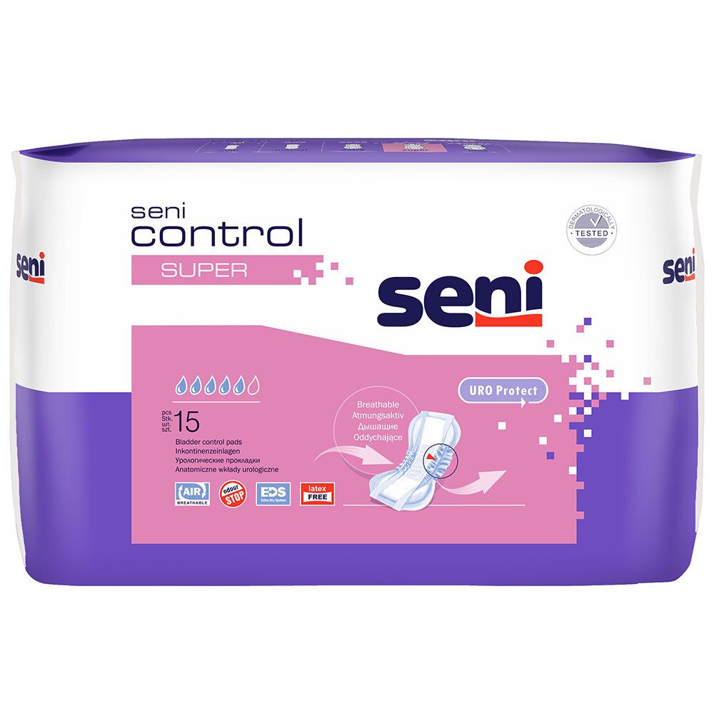 Solette Seni Control super, 1 confezione = 15 pezzi pz