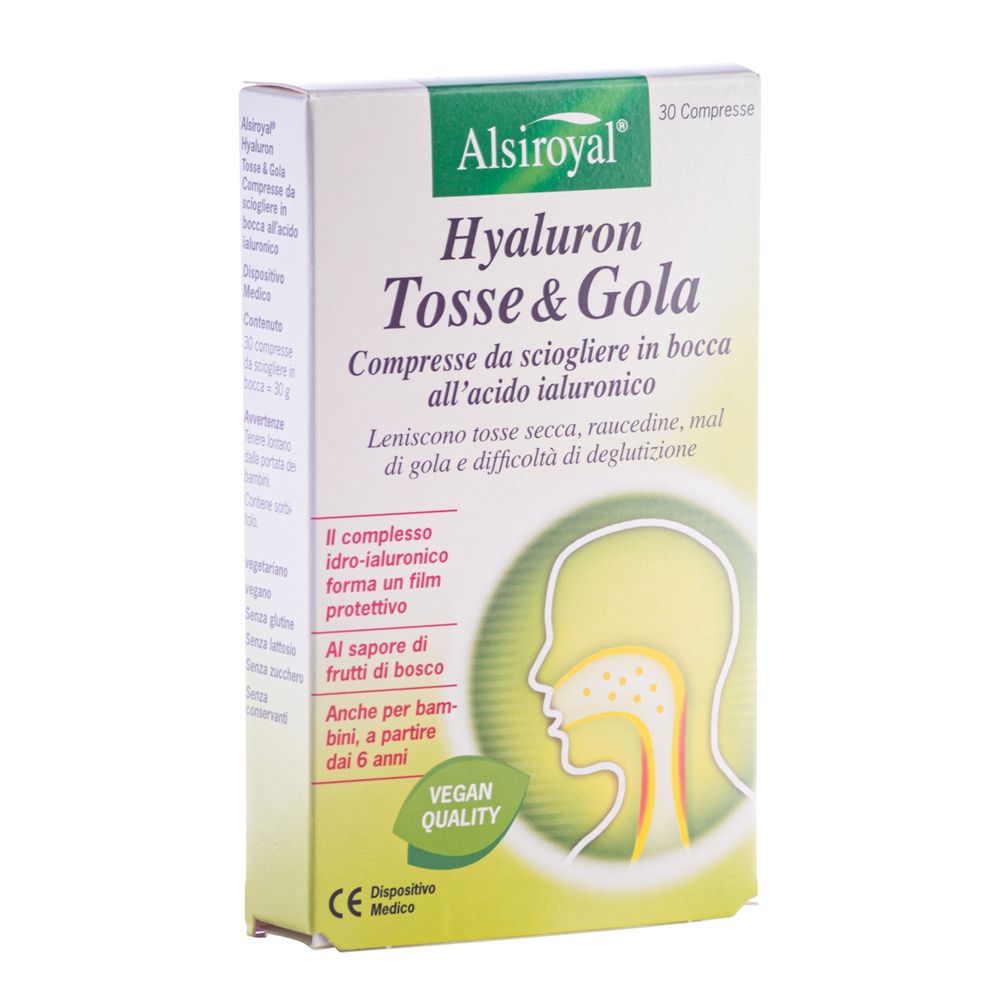 Hyaluron Tosse & Gola 30 pz Compresse