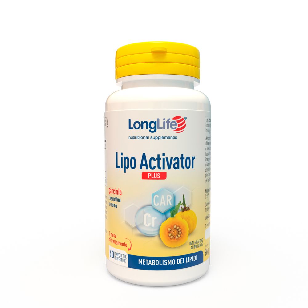Longlife Lipo Activator Plus 60 Tavolette 96 g Compresse masticabili